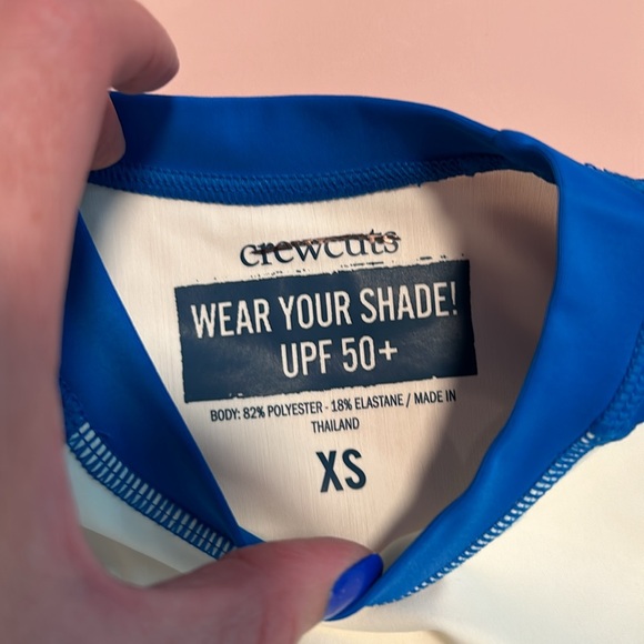 NWT Crewcuts Kids' baseball rash guard with UPF 50+ - Picture 5 of 8